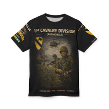 Load image into Gallery viewer, 1st Cavalry Division - Airmobile, All-Over Print Tee - Vietnam - 1965 - 1972