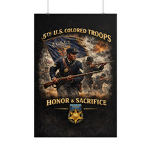 Load image into Gallery viewer, Posters - Honoring the 5th USCT, 1864 - Right