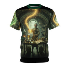 Load image into Gallery viewer, The Ancient Alchemist Turning Lead into Gold Tee | Alchemy AOP Shirt