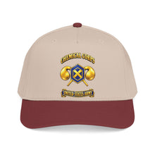 Load image into Gallery viewer, Mid Profile Baseball Cap - Army - Chemical Corps - 3D - Enhanced