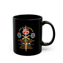 Load image into Gallery viewer, Black Mug (11oz, 15oz) - Cold War Vet - 1st Missile Bn, 81st Artillery 56th Artillery Group - Neu-Ulm Germany - Firing Missile w ARTY Br w COLD SVC X 300