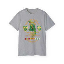 Load image into Gallery viewer, Unisex Ultra Cotton Tee - Army - Vietnam Combat Veteran w 212th Military Police Company - 18th MP Bde SSI - VN SVC X 300