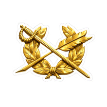 Load image into Gallery viewer, Kiss-Cut Stickers - Army - JAG Branch wo txt - 3D - enhanced