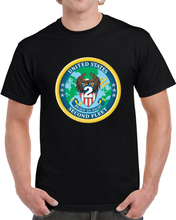 Load image into Gallery viewer, Navy - United States Second Fleet Wo Txt X 300 T Shirt