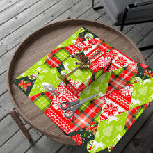 Load image into Gallery viewer, Gift Wrap Papers - Christmas and new year patchwork seamless