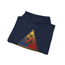 Load image into Gallery viewer, Hoodie – SSI - 761st Tank Battalion SSI w Name Tape - 3D Enhanced