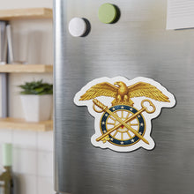 Load image into Gallery viewer, Die-Cut Magnet - Quartermaster Corps Branch Insignia - 3D - Enhanced