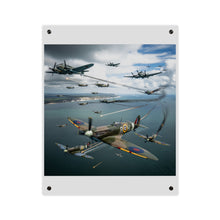 Load image into Gallery viewer, Acrylic Wall Art Panel - British and German aircraft during the Battle of Britain