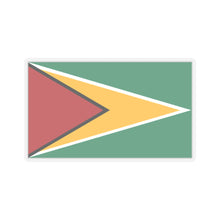 Load image into Gallery viewer, Kiss-Cut Stickers - Flag - Republic of Guyana wo txt X 300