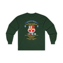 Load image into Gallery viewer, Unisex Ultra Cotton Long Sleeve Tee8th Infantry Division Scroll - 2nd Bn, 81st Field Artillery Regiment - Idar Oberstein Germany - Cold War Vet w COLD SVC - 1970 - 1980