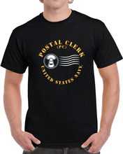 Load image into Gallery viewer, Navy - Rate - Postal Clerk (PC) T Shirt