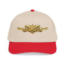 Load image into Gallery viewer, Mid Profile Baseball Cap - USCG - Cutterman - Officer wo txt - 3D - Enhanced