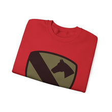Load image into Gallery viewer, Crewneck Sweatshirt - SSI - 1st Cavalry Division - Subdued X 300