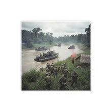 Load image into Gallery viewer, Indoor and Outdoor Silk Posters - MRF - 9th Infantry in the Mekong - Vietnam