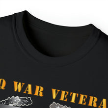 Load image into Gallery viewer, Unisex Ultra Cotton Tee - Army - Iraq War Veteran - Combat Action Badge w CAB IRAQ SVC