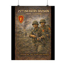 Load image into Gallery viewer, Matte Poster - 25th Infantry Division - Tropic Lightning