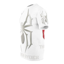 Load image into Gallery viewer, Unisex Cut & Sew Tee (AOP) - Spyder Ryder - Three Wheel Motion - White