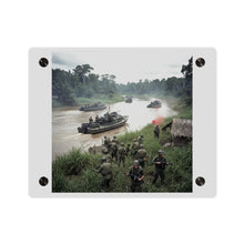 Load image into Gallery viewer, Acrylic Wall Art Panel - MRF - 9th Infantry in the Mekong - Vietnam