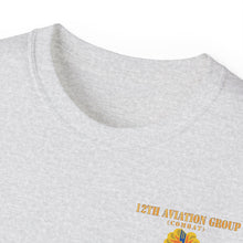 Load image into Gallery viewer, Unisex Ultra Cotton Tee - Vietnam Combat Aviation Vet w Air Crew Badges - 12th AVN Group Combat - Sgt Howard Meyers - 1968-1969 SVC X 300