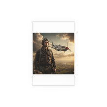 Load image into Gallery viewer, Indoor and Outdoor Silk Posters - Army Air Corps Pilot