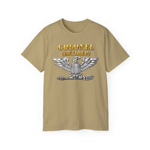 Load image into Gallery viewer, Unisex Ultra Cotton Tee - Colonel - Retired - 3D - Enhanced
