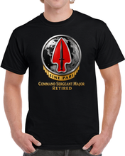 Load image into Gallery viewer, Army - USASOC - Sine Pari - Delta Force - CSM - Retired - 3D - Enhanced T Shirt