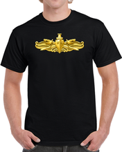 Load image into Gallery viewer, Navy - Badge - Surface Warfare Officer (SWO) wo txt - 3D - Enhanced T Shirt