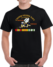 Load image into Gallery viewer, Navy - Seabee - Vietnam Veteran - Step VN VET T Shirt
