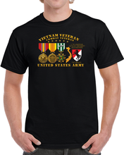 Load image into Gallery viewer, Army - Vietnam Vet - w Medals - VN - 11th Armored Cavalry Regiment (Blackhorse) - 3D Enhanced X 300 T Shirt