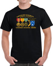 Load image into Gallery viewer, Army - Vietnam Vet - w Medals - VN - 23rd Infantry Division (Americal) - 3D Enhanced X 300 T Shirt
