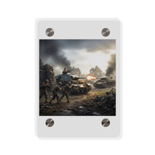Load image into Gallery viewer, Acrylic Wall Art Panel - Tank Destroyer - M10 Wolverine vs German Panzer Tank