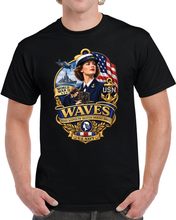 Load image into Gallery viewer, WAVES - Women Accepted for Volunteer Emergency Service WWII - 3D - Enhanced T Shirt