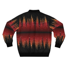 Load image into Gallery viewer, Men's AOP Bomber Jacket - Red Night Sky Full of Stars