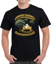 Load image into Gallery viewer, Army - US Paratrooper - 2nd Battalion 8th Cavalry - Airborne - AirMobile - 3D - Enhanced T Shirt