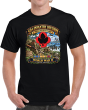 Load image into Gallery viewer, 43rd Infantry Division - Winged Victory - Pacific World War II SVC - Without Background - 3D- Enhanced T Shirt