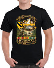 Load image into Gallery viewer, 1st Battalion 8th Cavalry, Delta Company - w SSI - DUI - Helo - Patrol - 3D - Enhanced T Shirt