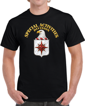 Load image into Gallery viewer, Special Activities Division - COA - Central Intelligence Agency - 3D - Enhanced T Shirt