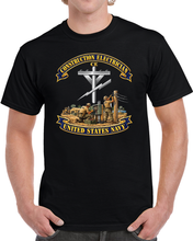 Load image into Gallery viewer, Navy - Rate - Construction Electrician (CE) with Scene - 3D - Enhanced T Shirt