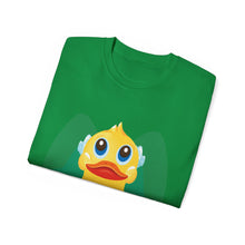 Load image into Gallery viewer, Unisex Ultra Cotton Tee - Yellow Rubber Duck - Front with Water - First Sergeant