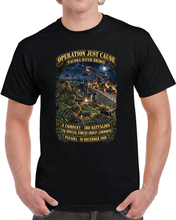 Load image into Gallery viewer, SOF - Operation Just Cause - Company A 3rd Bn 7th SFG - PACORA RIVER BRIDGE - 3D - Enhanced T Shirt