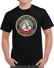 Load image into Gallery viewer, NAVY - USS Undersea Warfare Field - San Clemente Island - Crest - 3D - Enhanced T Shirt