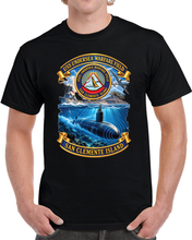 Load image into Gallery viewer, NAVY - USS Undersea Warfare Field - San Clemente Island - Crest - w scene - 3D - Enhanced T Shirt