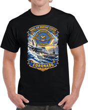 Load image into Gallery viewer, NAVY - Naval Air Warfare Center - Coronado - Crest - with Scene - 3D - Enhanced T Shirt