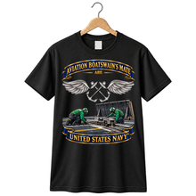 Load image into Gallery viewer, Navy - Rate - Aviation Boatswain's Mate (ABE) - with Scene - 3D - Enhanced T Shirt
