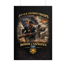 Load image into Gallery viewer, Posters - Honoring the 5th USCT, 1864 - Right