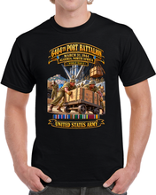 Load image into Gallery viewer, 6404th Port Battalion - March 31, 1944, Algeria, North Africa -United States Army - w scene - EUR SVC WWII T Shirt