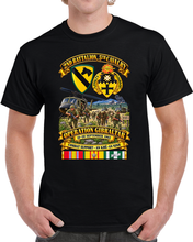 Load image into Gallery viewer, Army - 2nd Battalion, 5th Cavalry -1st Cav Div - Operation Gibraltar - 18-20 Sept 1965 - Vietnam w VN SVC - 3D - Enhanced T Shirt