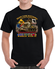 Load image into Gallery viewer, Army - 761st Tank Battalion - Black Panthers - w Tank w - KITT SSI WWII EU SVC - 3D - Enhanced T Shirt