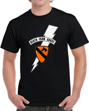 Load image into Gallery viewer, 1st Cavalry Div - Death Card - VN - 3D - Transparent T Shirt