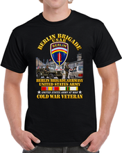 Load image into Gallery viewer, Berlin Brigade - SSI - Veteran - Cold War w COLD SVC - with Checkpoint Scene - 3D - Transparent T Shirt